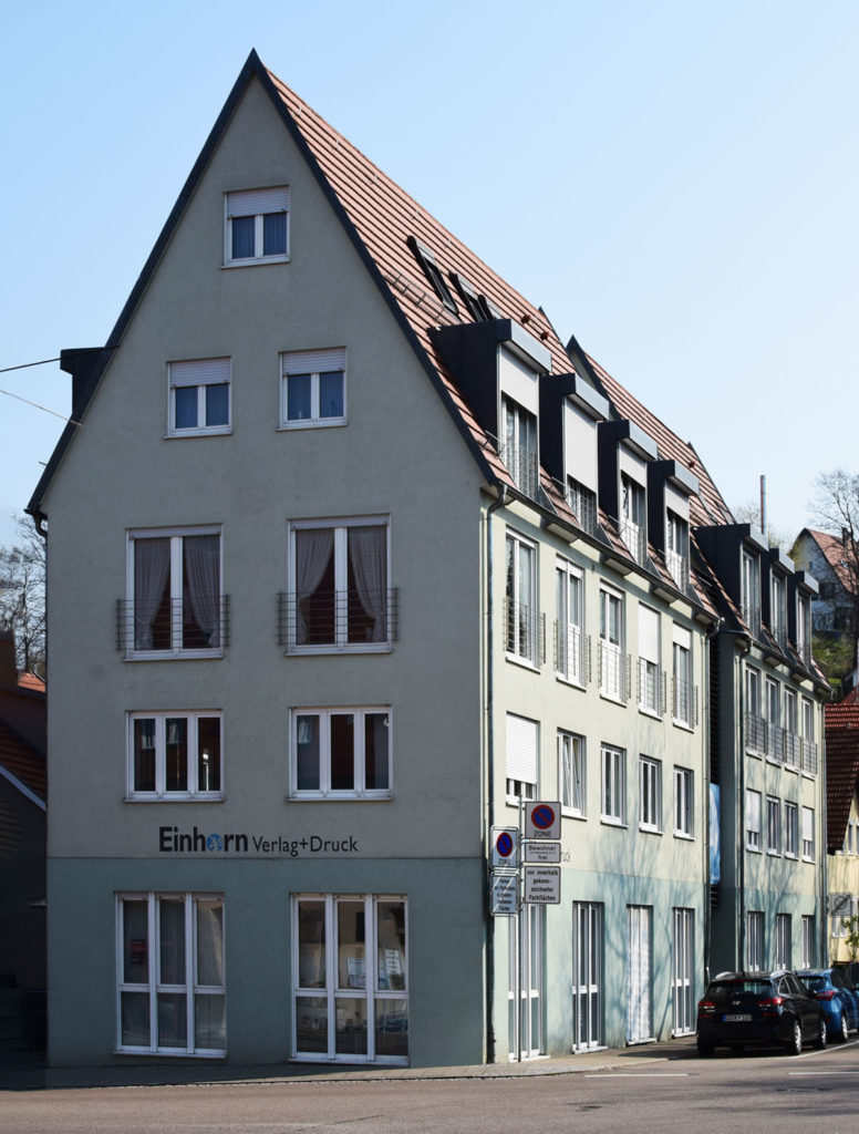Einhornverlag Gebäudefront
